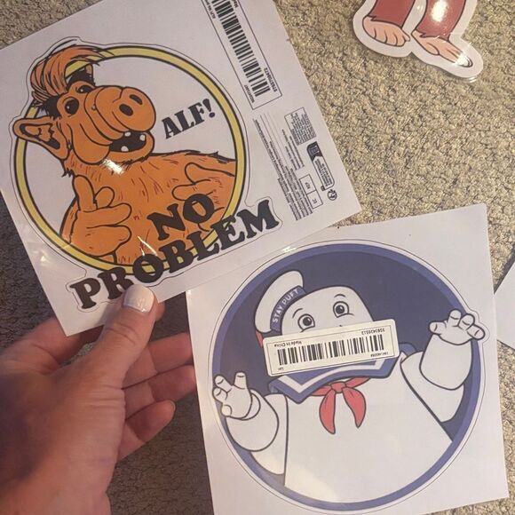 Vintage Cartoon Sticker Set - Picture 2 of 5